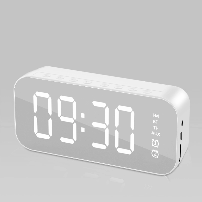 Clock/Alarm Clock Bluetooth Speaker A18 with TF/FM/Aux