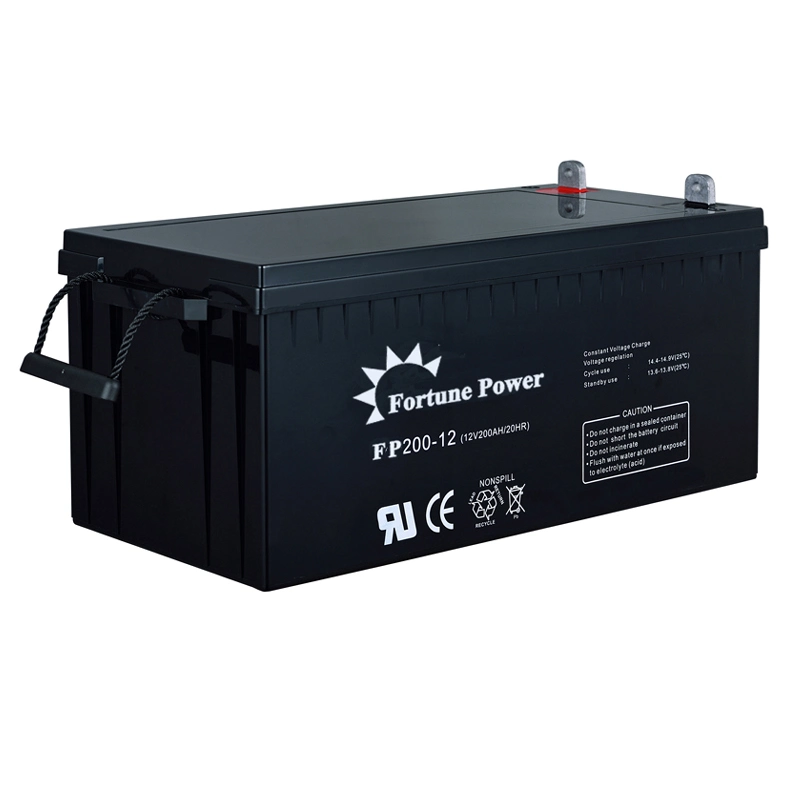 100% Full Capacity 12V 200ah Gel Deep Cycle Battery