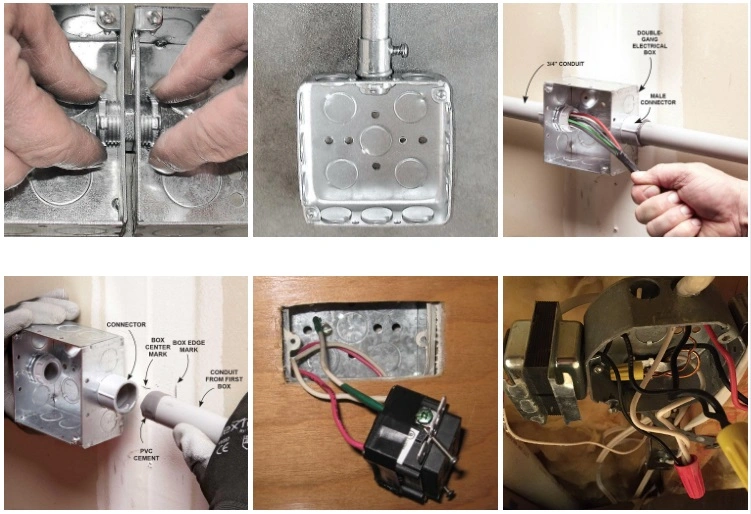 Waterproof Electrical Steel Junction Box with UL Certificate Switch Outlet Box