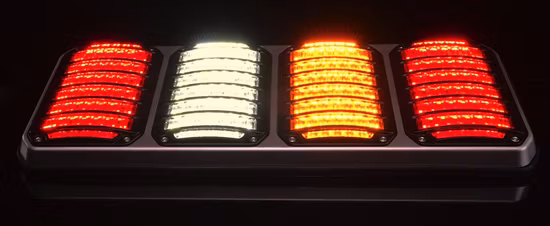 Пожарная машина Senken, скорая помощь, светодиодный индикатор направления хвоста по периметру E-MARK для грузовика