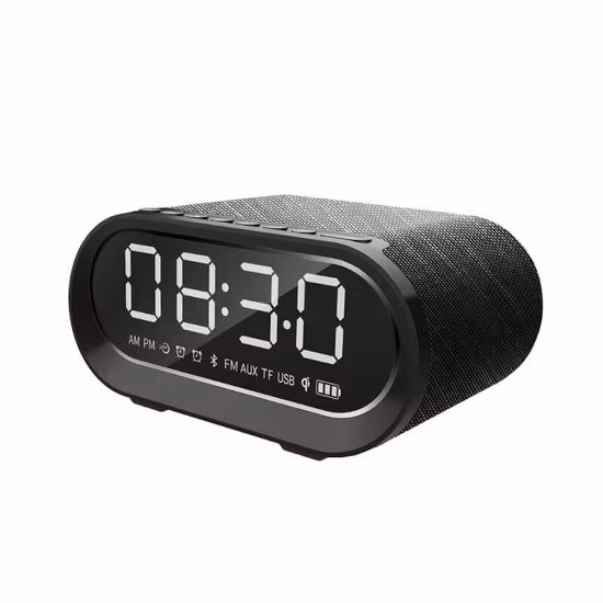 Divoom Timebox Evo — Bluetooth-динамик Pixel Art со светодиодным дисплеем 16x16, управлением через приложение — крутая анимационная рамка, настройка игровой комнаты и прикроватный будильник — черный